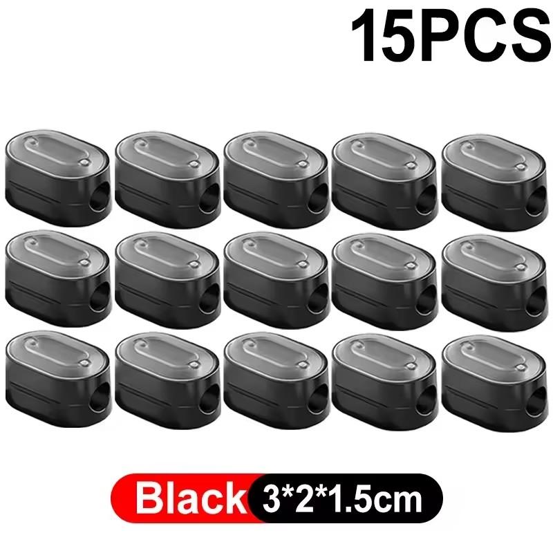 1-20Pcs Portable Magnetic Cable Clips Desktop Cord Organizer Wire Holder Strong Adhesive Magnetic Cable Management Home Office