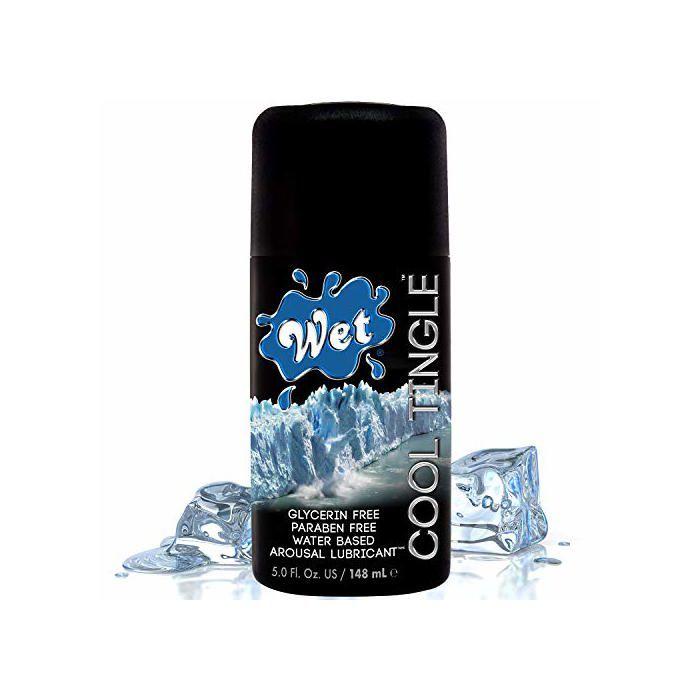 Gel lubrifiant Cool Tingle - Wet - Sans parfum - Hypoallergénique - Ne sèche pas - Facile à nettoyer - Multicolore
