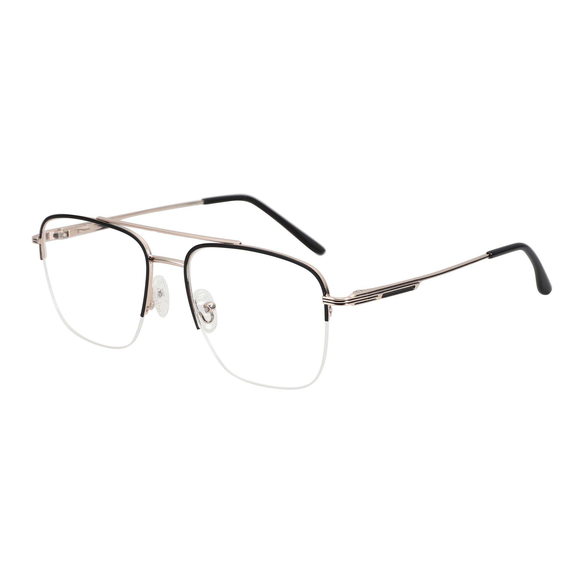 

ZENOTTIC металлические очки по рецепту для мужчин стильные авиаторы анти-синий свет с градуированными линзами оптические очки Single Version&1.56&None