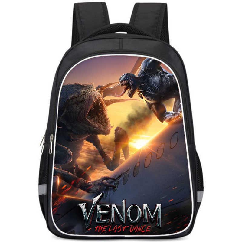 Versatile The Venom Last Dance Cartoon Pattern Backpack For School With High Durability And Comfort