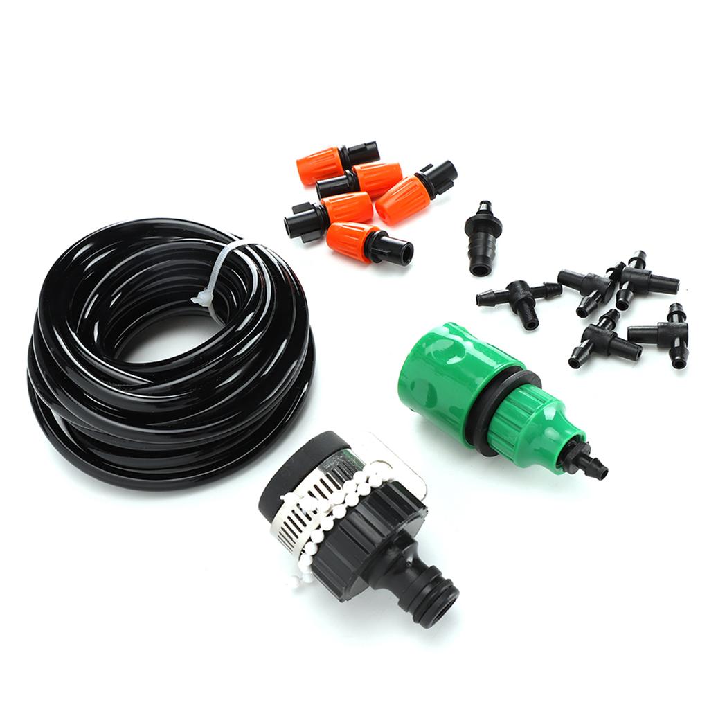 Automatisches Mikro-Bewässerungssystem Pflanzenbewässerung Bewässerungsset Zubehör für Garten Blumenbeet