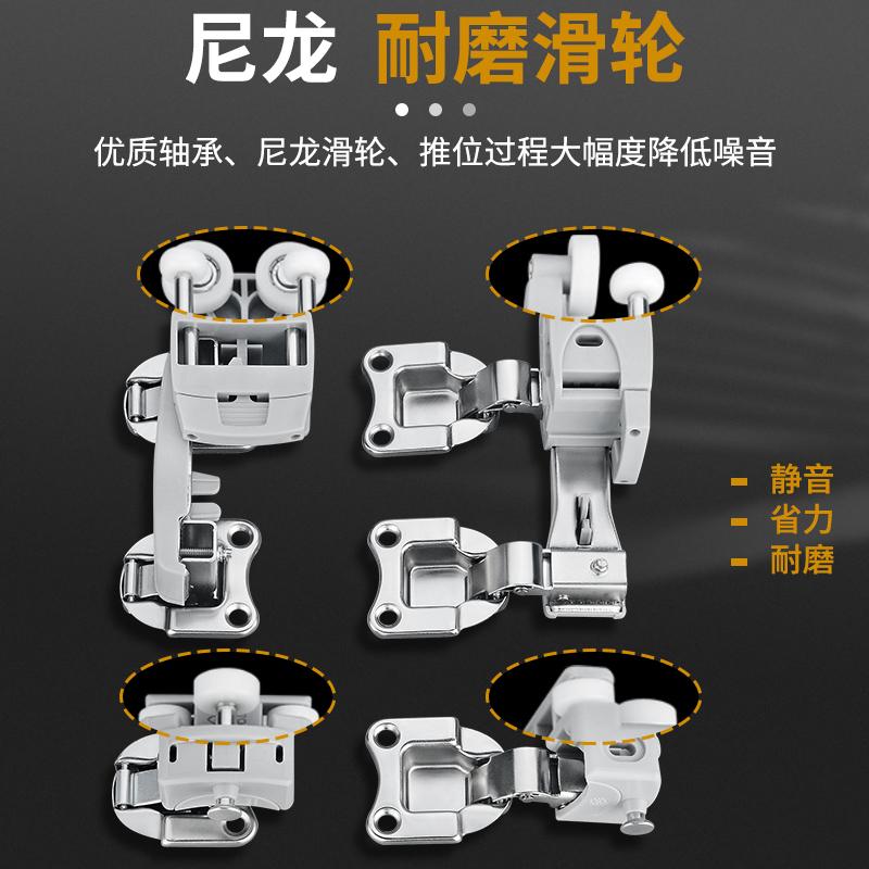 Wardrobe Cupboard Folding Door Hanging Wheel Furniture Sliding Door Pulley Furniture Hardware Accessories