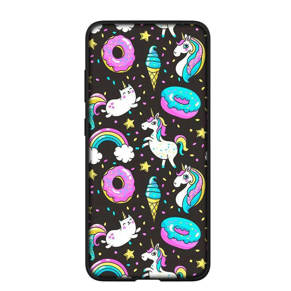 Phone Case for Samsung Galaxy S25 S24 S23 iPhone 16 15 Xiaomi Redmi Note 14 13 12 16E X 11 Pro Max OPPO Moto G85 G54 Huawei Pink Unicorn Horse Cover