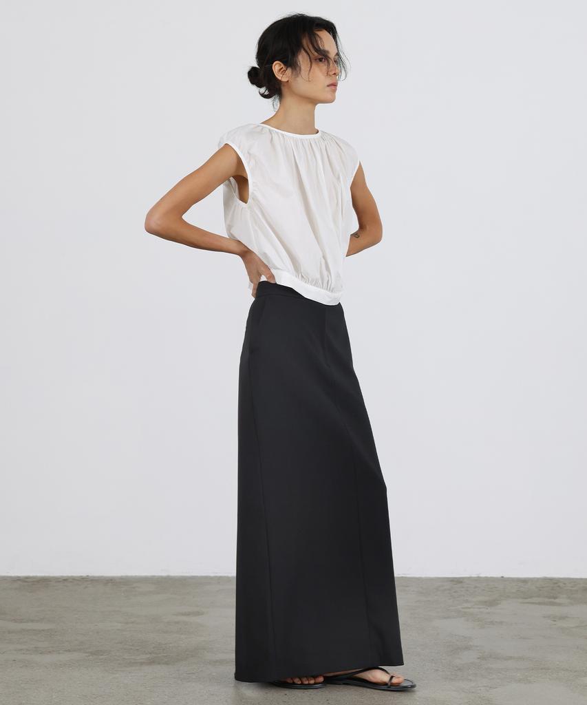 Leuba Straight Maxi Skirt - Black
