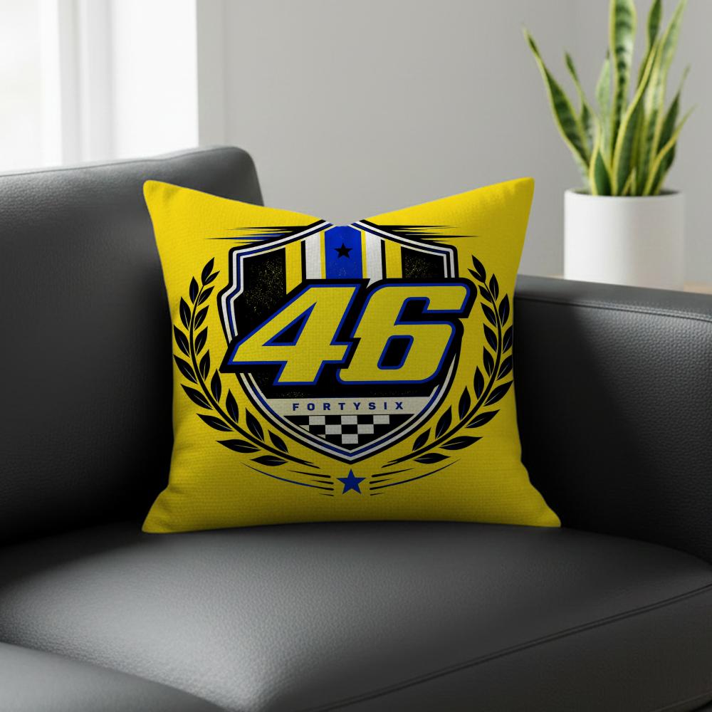 Motorsport MotoGP Cushion Cover Natural Linen Pillowcase Set AllinOne Decor for Sofa Bedroom Chair