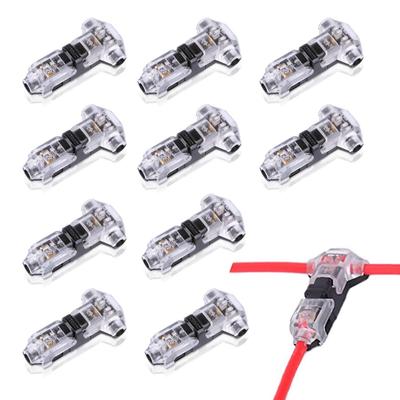 Samcos 1-pin T-type Wiring Connector, Wiring Branch Connector, Easy and