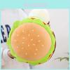 Adorable Reversible Hamburger Turtle Plush Toy Soft Pp Cotton Stuffed Animal