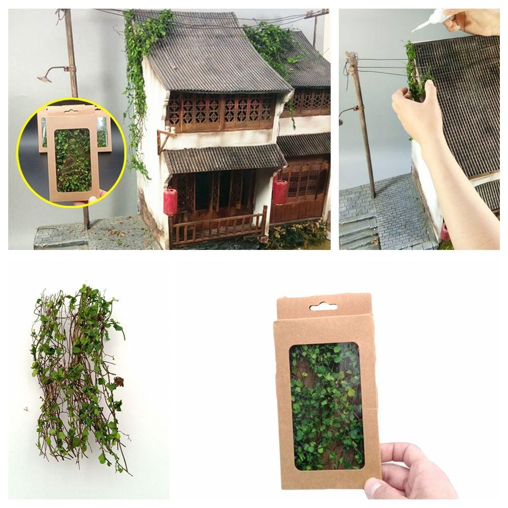 Realistic Miniature Vines Simulation Vine for DIY Mini Model Railroad Fairy Garden Architecture Scenery Landscape Layout