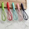 Mini Silicone Egg Beater - Portable Handheld Egg Tool, Small Size, Heat-Resistant Kitchen Egg Whisk, Home Egg Mixer
