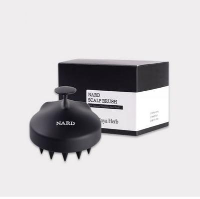 Nard Scalp Brush 1Pc,  Removes Dirt and Sebum Functional Design Waterproof Korean Cosmetics, Kbeauty