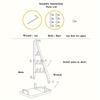Versatile Metal Vacuum Cleaner Stand Universal Stand for Most Upright Vacuums Space Saving Vertical Vacuum Cleaner for Home Room