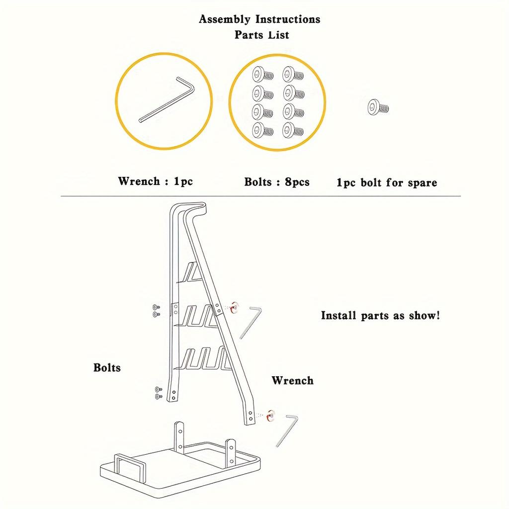 Versatile Metal Vacuum Cleaner Stand Universal Stand for Most Upright Vacuums Space Saving Vertical Vacuum Cleaner for Home Room