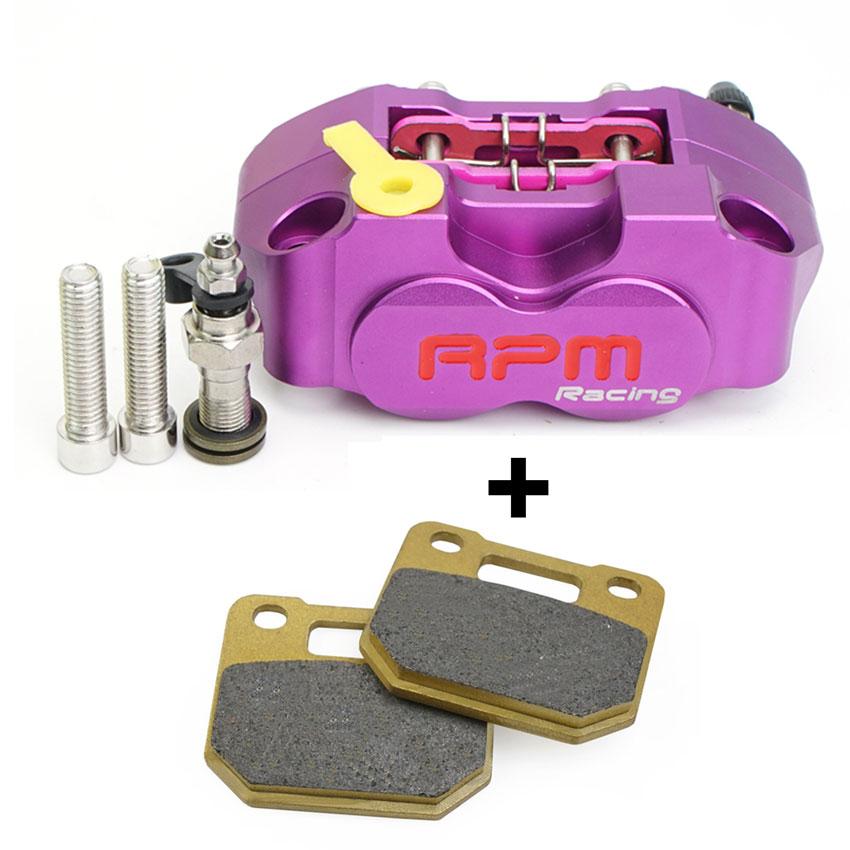RPM Motorcycle Brake Caliper + Brake Pads for Scooter Yamaha Aerox Nitro RSZ JOG 50rr BWS Zuma Honda Dio GROM Disc Brake Caliper