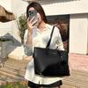 Bolso de Hombro de Cuero Sintético de Edad Media, Bolso Cruzado con Múltiples Cremalleras, Carteras Casuales de Color Sólido para Mujer