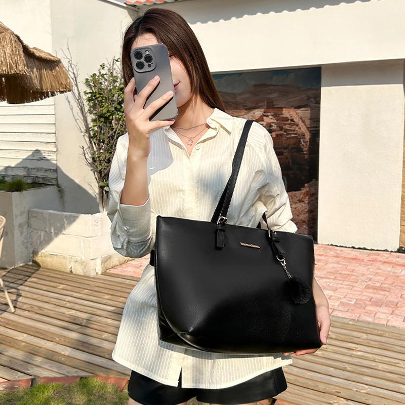 Bolso de Hombro de Cuero Sintético de Edad Media, Bolso Cruzado con Múltiples Cremalleras, Carteras Casuales de Color Sólido para Mujer