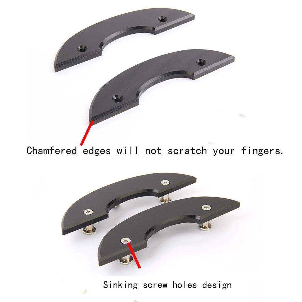2pcs Skateboard Deck Tail Guards Protector/ Plastic Head And Tail Protection Board Longboards Deck Bottom Guard
