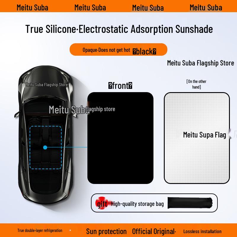 Sunroof Electrostatic Shade: Fits Seres AITO M5 M7 M9 ES8 SF5 for Sun Protection & Heat Insulation Seres AITO M9 2024-