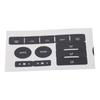 8pcs Black Car Interior Stickers Button Decals PVC Climate Switch Button Repair Stickers Car Inner Trim Stickers