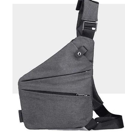 Small Anti-theft Crossbody Bags For Men Soft Thin Men's Bag Sling Belt Pauch Security Male Short Trip Holster Tactical Pocket