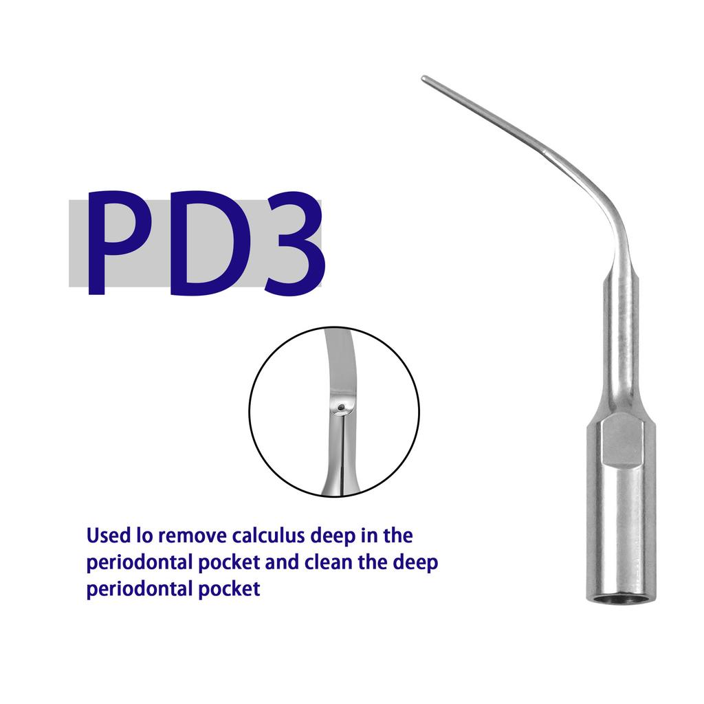 5Pcs Dental Ultrasonic Scaler Tips Fit Ems Woodpecker Dte Satelec G1-G6 E1-E5 P1 P3 P4 Gd1-Gd6 Pd1 Pd3 Pd4 Ed1 Ed2