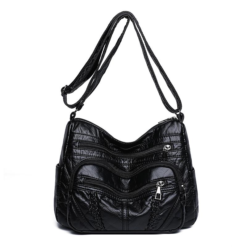 Women's Soft Leather Bag Crossbody Bag Shoulder Bag Mother Bag