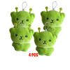 Mignon Chat Alien Peluche Pendentif Peluche Super Douce Poupées Porte-clés Kawaii Mini Jouet Pendentif Sac à Dos Joli Décor Sac Cadeau
