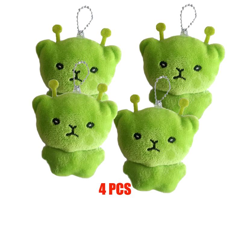 Mignon Chat Alien Peluche Pendentif Peluche Super Douce Poupées Porte-clés Kawaii Mini Jouet Pendentif Sac à Dos Joli Décor Sac Cadeau