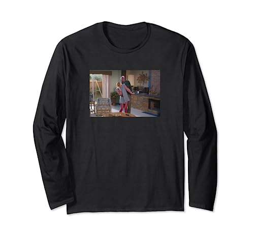 Marvel WandaVision Wanda & Vision 70s Portrait Long-Sleeve T-Shirt