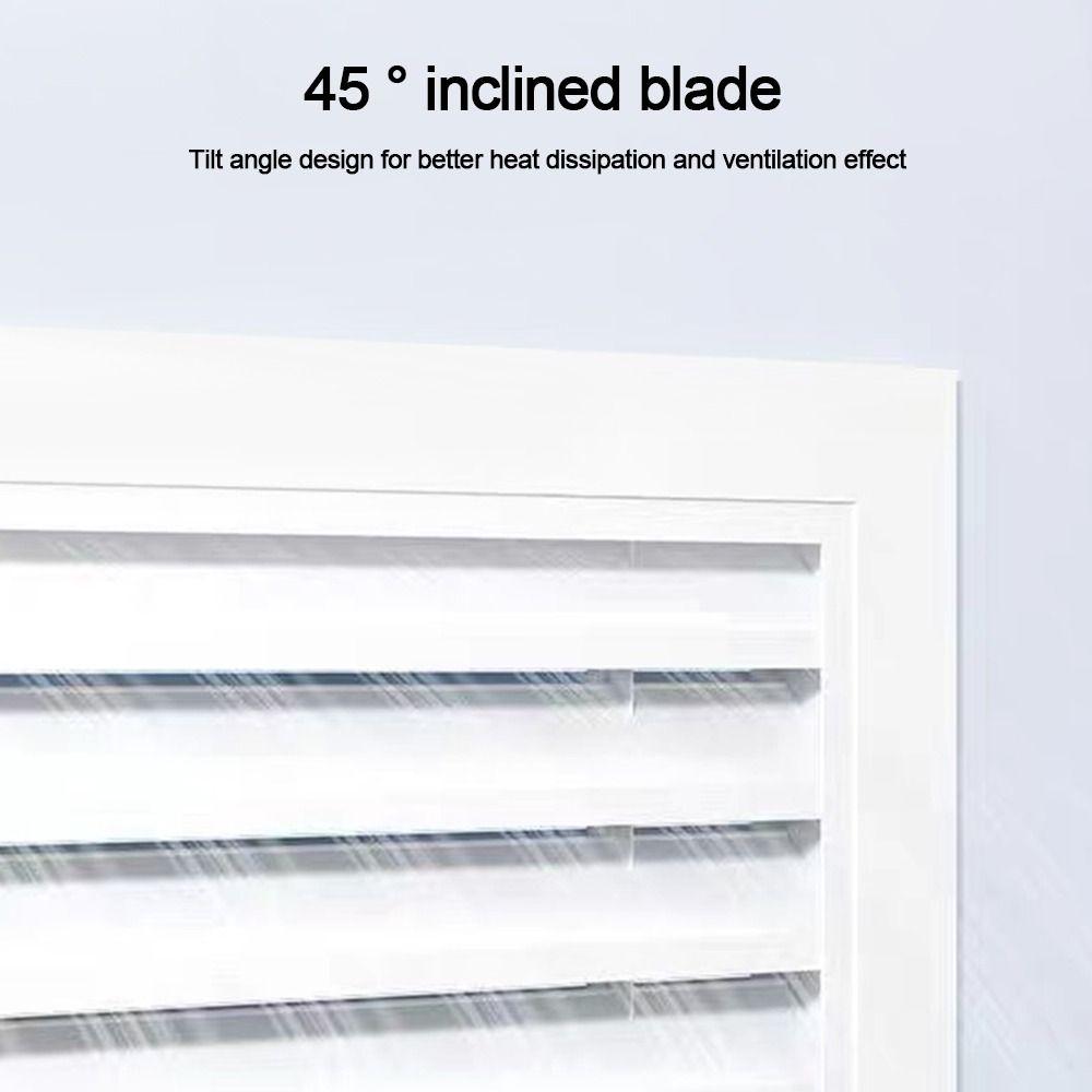 White Gable Vent Aluminum Alloy Return Air Grill New Ventilation Grille  Attics
