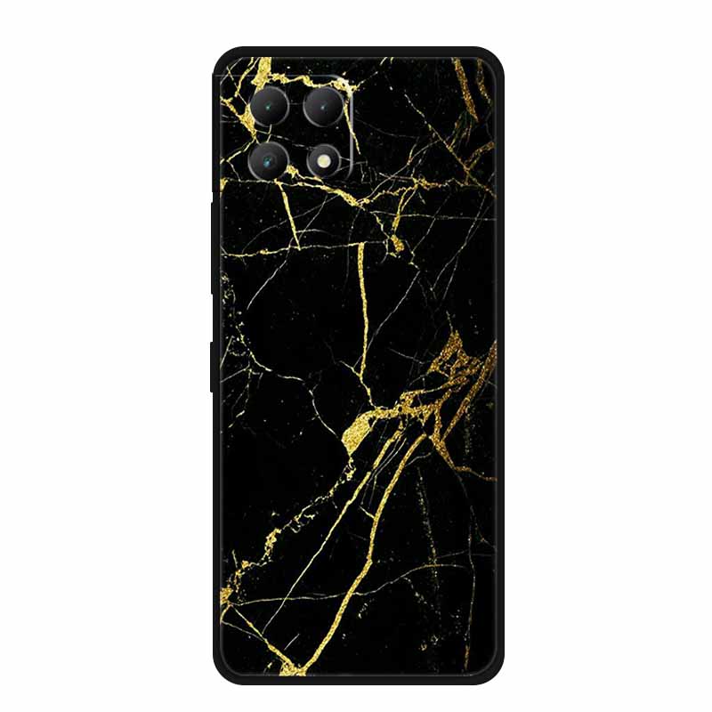6.58" For T-Mobile REVVL 7 5G Cases REVVL 7 Pro 5G Marble TPU Soft Silicone Phone Case for T-Mobile T Phone2 5G Back Cover Funda