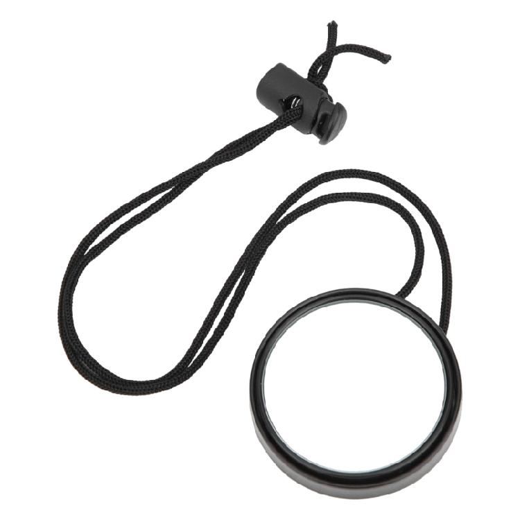 Small Swimming Adjustable Lanyard Mirror Adjustable Scubas Diving Rearview Mirror Side Hanging Tool With Safety Lanyard