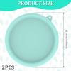 2Pcs Ice Cream Maker Lid for Mug 6 Inch Silicone Ice Cream Maker Mug Cover Reusable Ice Cream Maker Bowl Lid for Household