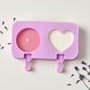 Silicone Popsicle Molds Maker Reusable Ice Popsicle Cartoon Small Popsicles Non-stick DIY Molds