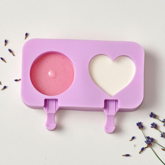 Silicone Popsicle Molds Maker Reusable Ice Popsicle Cartoon Small Popsicles Non-stick DIY Molds