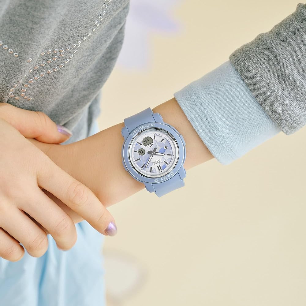 Casio Baby-G BGA-290FL-2AJF Women's Watch Blue Analog Design Water Resistant