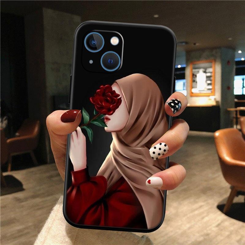 Islamic Muslim Girls Hijab Case for Samsung M06 M15 M16 M35 M55 M56 A36 A42 A50 A50S A51 A52 A32 A33 A05 A05S A06 A16 A20