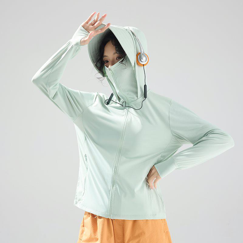 In Stock: Spring/Summer Ice Silk UV Protection Clothing - Comfortable, Breathable, Versatile