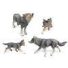 Wolf Figurines Smell-less Preschool Educational Active Poses