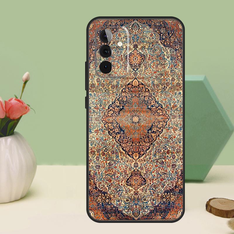 Persian Carpet Floral Pattern For Samsung Galaxy A16 A55 A35 A15 A32 A12 A22 A52 A54 A34 A14 A56 A36 A26 A13 A53 A06 Case