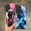 Anime-Mädchen Handyhülle für Samsung Galaxy S26 S25 S24 S23 S22 S21 S20 Note20 Plus FE Ultra Glas Bunte Hülle