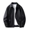 Washed Jacket Men's Coat Lapel Casual Top