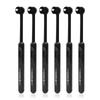 Miracle Oral Care Miracle Set of 6 Toothbrush, Black, Soft, Single-Tufted Brush,