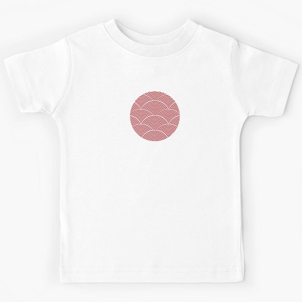 Wave pattern - Circle red Kids T-Shirt 120
