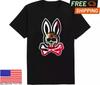 T-shirt Psycho Bunny   T-shirt Unisexe à Motif Pinceau Psycho Bunny