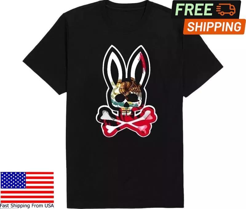 Psycho Bunny T Shirt   Psycho Bunny Brush Graphic Unisex T-Shirt XXXXL