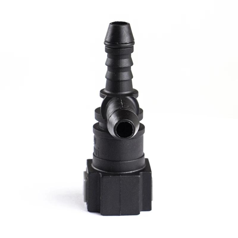 5Pcs High Quality Automotive Fuel Line 7.89 ID6 F-Type 180 Degree Straight Coupling Female Quick Connector