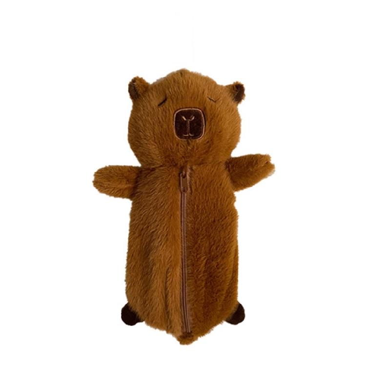 

Plush Pencil Organizers Kid School Stationeries Bag Fluffier Pen Holder Bag Pencil Pouches with Smooth Zippers Closures 1