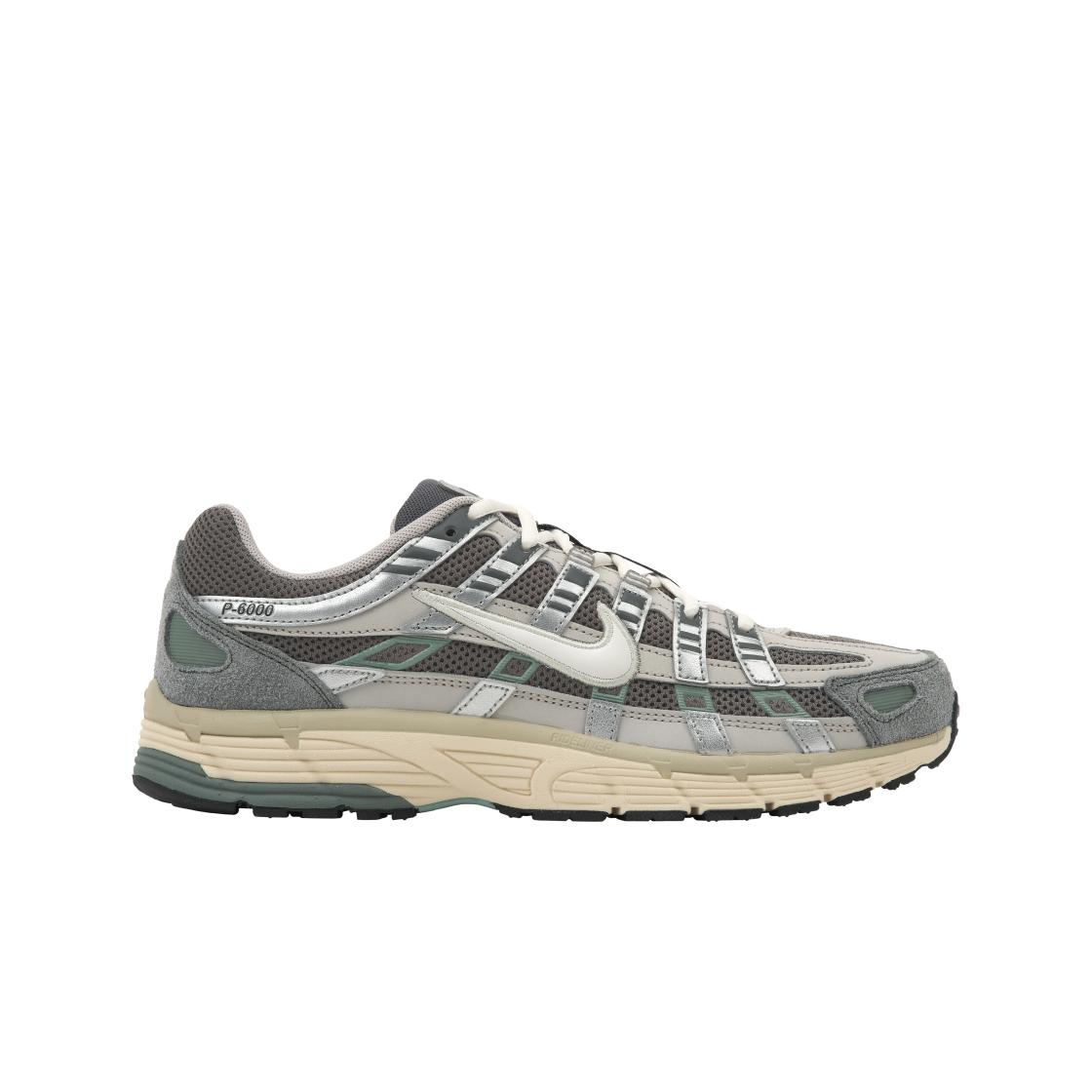 Кроссовки унисекс Nike P-6000 Flat Pewter Серый светло-железный металлик-серебристый FN7509-029 36.5