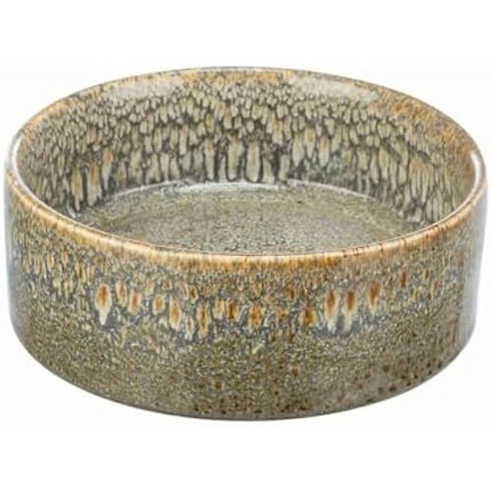 Mangeoire Pour Chien - TRIXIE - Céramique - 0,4 L - Ø 13 Cm - Bleu