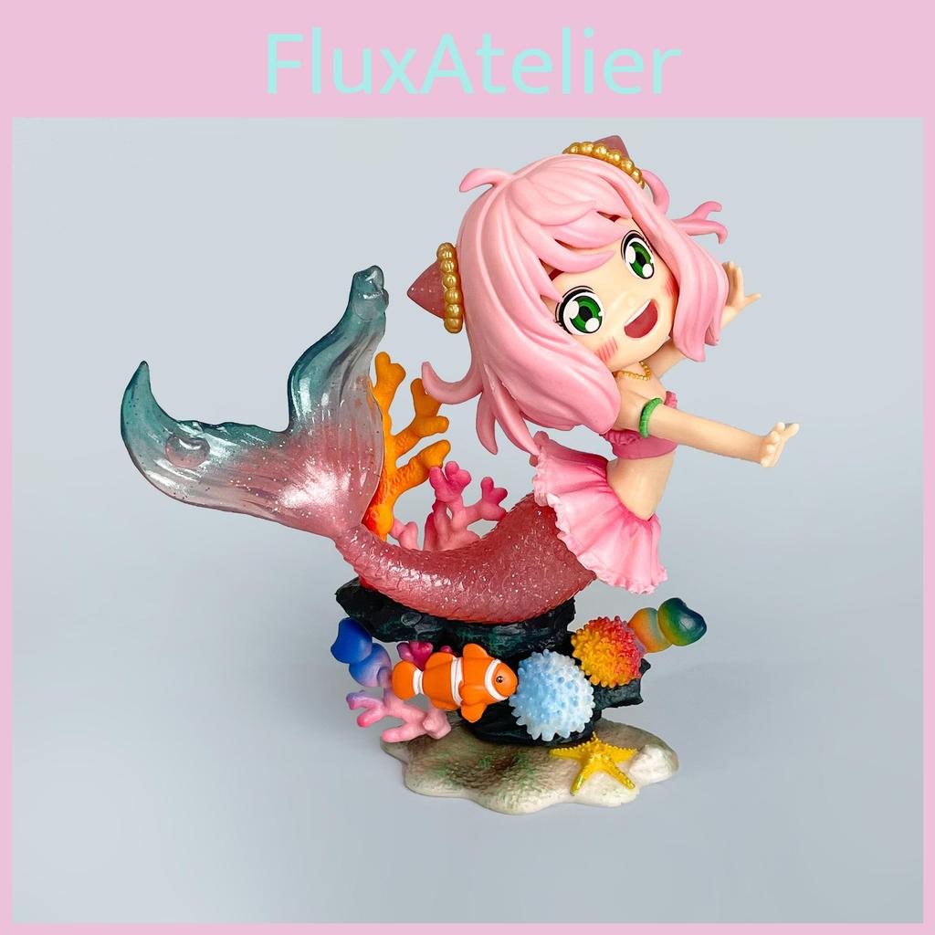 Spy×family Anya Underwater Mermaid Design Model Desktop Decoration Ornament For Desk Decor And Gift Ideas